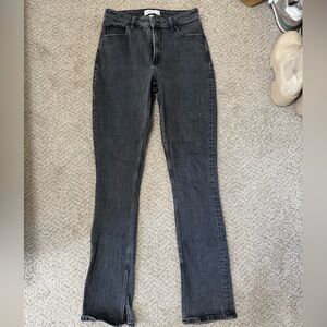 Abercrombie Black Skinny Flared Jeans